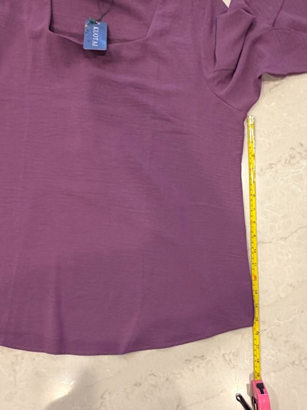 Kuotai Square Neck Blouse - Picture 6 of 8